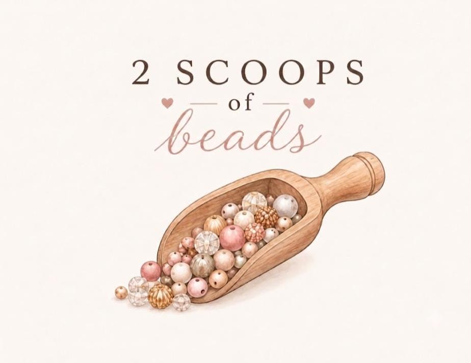 2 Scoops of Beads - Stationery